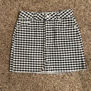 Gingham skirt